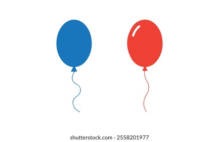 balloons art vector illustration  Balloon Party Icon Celebration Happy Birthday