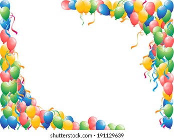 Balloons background