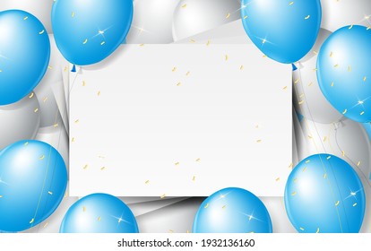 Blue Balloon Images, Stock Photos & Vectors | Shutterstock