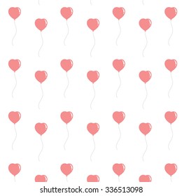 balloons background pattern, vector illustration, graphic design, creative