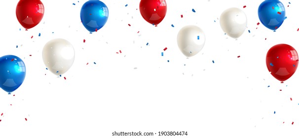 balloons background. Sale Vector illustration. confetti concept design template holiday Happy Day, background 