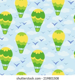 balloons and birds