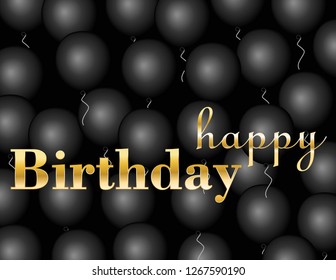 Balloons birthday card