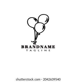 globos caricatura logo diseño plantilla icono vector plano moderno