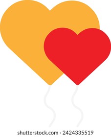 Icono de fiesta de celebración de globos Vector Ilustración plana