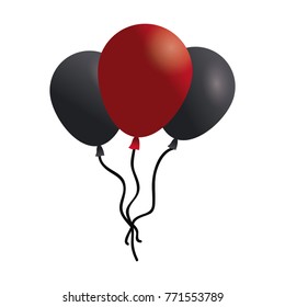 Balloons celebration symbol