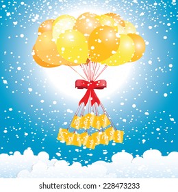 Balloons Christmas.