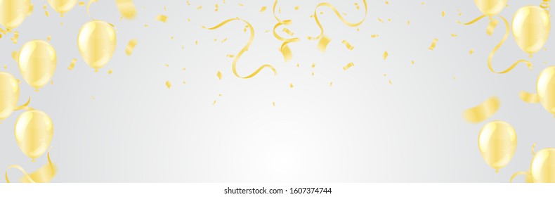 Balloons concept design template holiday  .Christmas and new year celebration background. Vector illustration