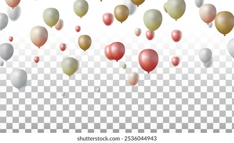 balloons, confetti concept design template holiday Happy Day, background Celebration Vector illustration. Design for Party decorations, New year, birthday, anniversary, celebration