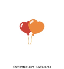 balloons creative icon. From Valentines Day icons collection. Isolated balloons sign on white background