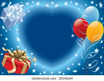 Balloons decoration ready for birthday and party