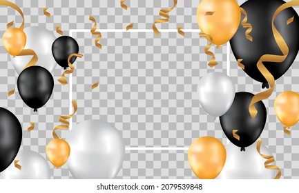 Balloons Design-Hintergrundvorlage. EPS10