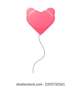 Balloons of different shapes. round, heart, long