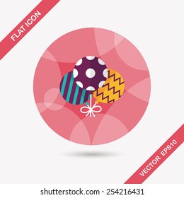 balloons flat icon with long shadow,eps10