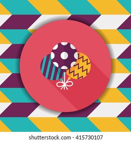 balloons flat icon with long shadow,eps10