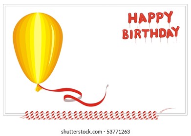 balloons in frames happy birthday