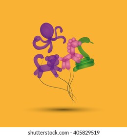 balloons graphic design , vector illustration