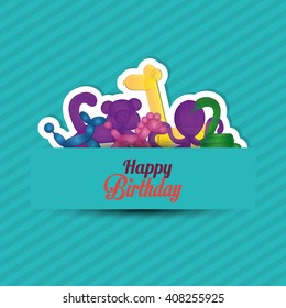 balloons graphic design , vector illustration