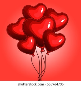 Balloons heart