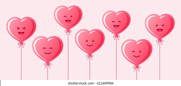 Balloons heart