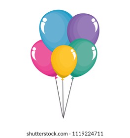 balloons helium floating icon