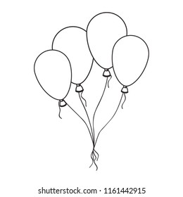 balloons helium floating icon