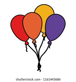 balloons helium floating icon