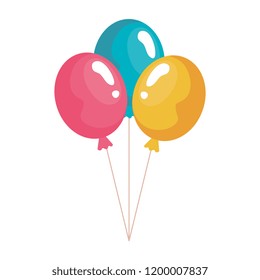 balloons helium floating icon