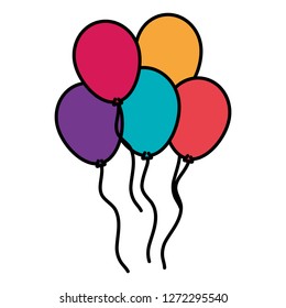 balloons helium floating icon