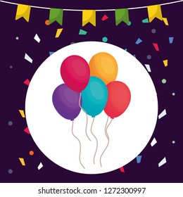 balloons helium floating icon