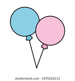 balloons helium floating icon