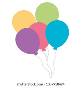 balloons helium floating icon balloons helium floating icon