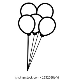 balloons helium floating icon