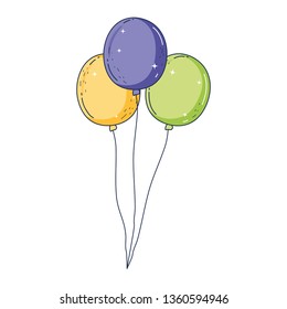 balloons helium floating icon