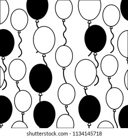 balloons helium icon pattern