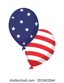 Ballons-Helium mit Flagge