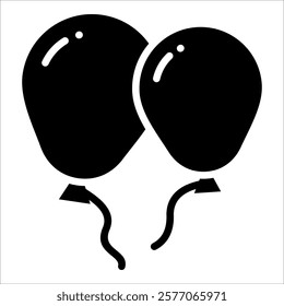 Balloons Icon Element For Design