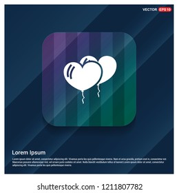 balloons icon - Free vector icon