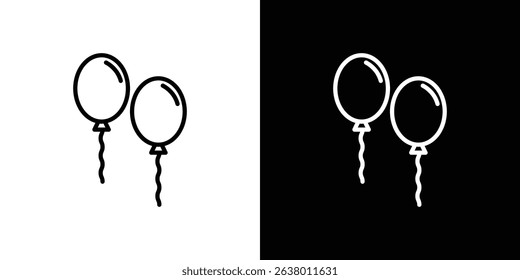 Balloons icon Graphic vector set for ui design