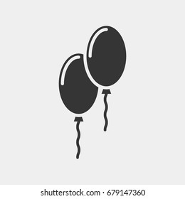 Balloons  icon illustration isolated vector sign symbol