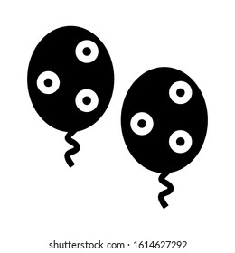 balloons icon isolated sign symbol vector illustration - high quality black style vector icons
