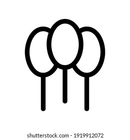 balloons icon or logo isolated sign symbol vector illustration - high quality black style vector icons
