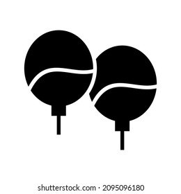 balloons icon or logo isolated sign symbol vector illustration - high quality black style vector icons
