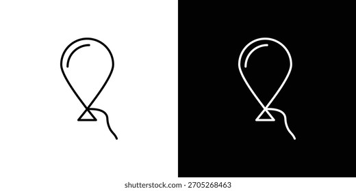 Balloons icon logotype designs. modern icon design set
