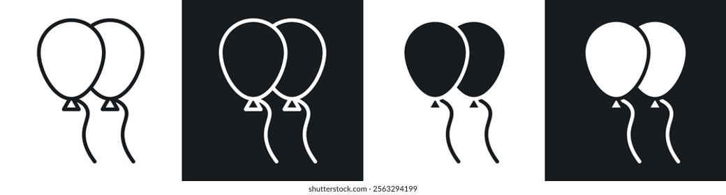Balloons icon pack for app and website ui designs.
