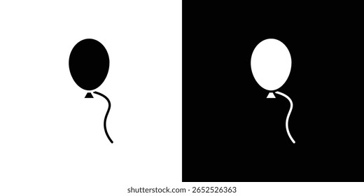 Balloons icon symbol collection. Flat vector stock illustration.
