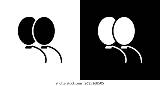 Balloons icon symbols. Vector illustration.