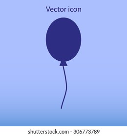 balloons icon vector