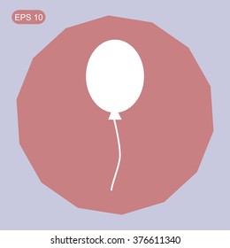 balloons icon vector