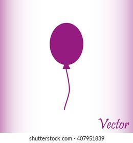 balloons icon vector
